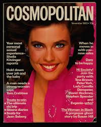 Cosmopolitan UK Nov 1983 Original Vintage Fashion Magazine Carol Cover