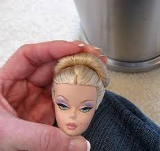 The main purpose of soaking its hair in water is to let the dirt wash off. Restyling Barbie Hair Inside The Fashion Doll Studio