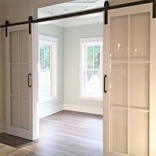 Double Sliding French Barn Doors Glass Barn Doors Garage Door Design Sliding Glass Barn Doors
