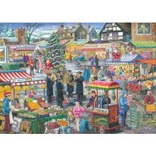 3.0 out of 5 stars. Festive Market A 1000 Piece Jigsaw Puzzle By The House Of Puzzles Artist Ray Cresswell Puzzle Art Painting Cartoon Art Styles