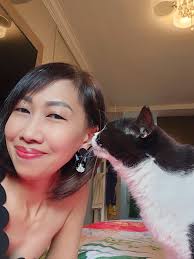 CCC : Mama , aren't you bringing me to auntie Grace's wedding? ( kissing me  left and right