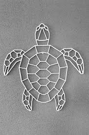 Geometrische Dieren Hout Kado Nl In 2020 Schildpad Tekening Dieren Knutselen Geometrische Tekening