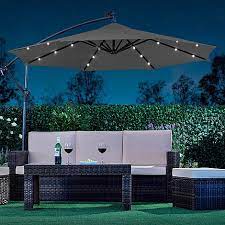 Garden parasols are a great addition to your garden or patio creating shade and privacy over your seating area. Solar Led Cantilever Parasol Thompson Morgan