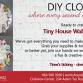 Tiny House Wall Clock Muur Horlosie @ R789.00 event image