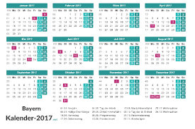 Klicken sie auf den jeweiligen feiertag für weitere informationen. Feiertage Bayern 2017