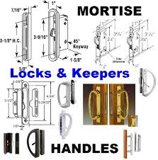 Finally, the sill is the bottom of the. Old Model Patio Door Replacement Parts Locks Handles Truth Window Hardware