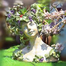 Same day or next day delivery is available. Amazon Com Zenggp Goddess Head Planter Flower Pot Lady Vase Greek Sculpture Roman Resin Flower Planter A Home Kitchen