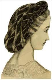 Velvet Hair Net Godey S Lady S Book February 1863 Hats Vintage Velvet Hair Civil War Hairstyles