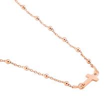 Acteur incontournable du marché de la bijouterie et leader sur son marché avec. Colliers Croix Argent Sans Pierre Rose 925 1000 42cm Histoire D Or