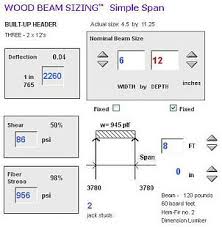 Lumber Beam Span Calculator New Images Beam