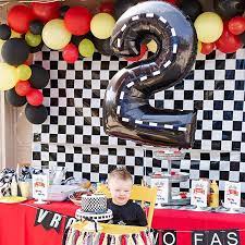 Thematic 2 year birthday one of the best ways to organize a kids birthday party at home or outdoor is to choose a theme since this makes it easy for you. Vintage Race Car Birthday Two Fast Birthday Party Race Car Etsy Cars Birthday Party Decorations Cars Theme Birthday Party Race Car Birthday