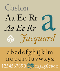 Caslon Wikipedia The Free Encyclopedia Caslon Typeface Typeface Design