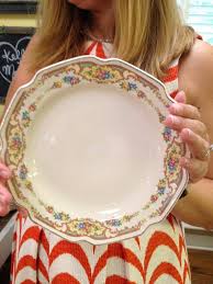 Set of six johnson brothers salad plates in their eternal beau pattern. Help Identifying Unmarked Old China Pattern