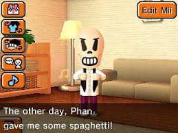 No wonder Papyrus is so happy. : r/tomodachilife
