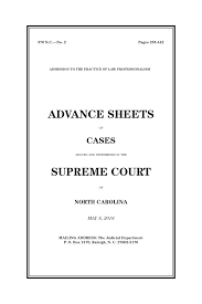ADVANCE SHEETS SUPREME COURT