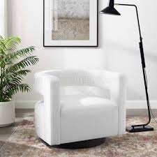 Chairs (50) beds (1) sleepers (1) color or finish. Spin Swivel Accent Chair In White Velvet By Modway