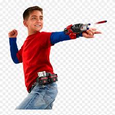 It has no connection with the marvel cinematic universe or any live action films. Hasbro Marvel Spider Man Spiderman Homecoming Toys Web Shooters Hd Png Download 781x768 14975 Pngfind
