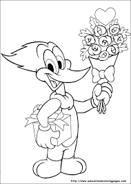 Download this adorable dog printable to delight your child. Woody Woodpecker Coloring Pages Educational Fun Kids Coloring Pages And Preschool Skills Worksheets