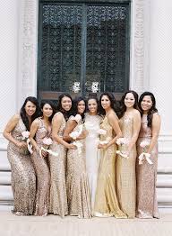 New Years Eve Wedding Ideas 10 Festive Fun Finds Metallic Bridesmaid Dresses Sparkly Bridesmaid Dress Sparkly Bridesmaids