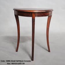 Mahogany half moon wood console table with storage. Solid Mahogany Half Moon Hall Table Side Table Console Table Antique Design Ebay