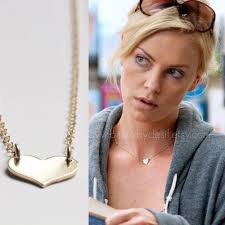 Heart Gold Necklace Celebrity Style 14K Goldfilled