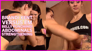 Brittni Kent vs Em Belly Punching Abdominals Strengthening 4K HD #fitness  #abdominals #musclefitness - YouTube