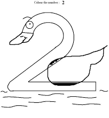 Please share our coloring pages. Number 2 Coloring Printable Page For Kids