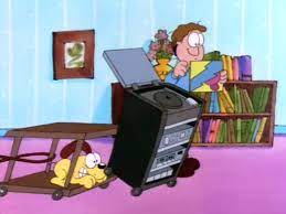 Odie taking action over the record player