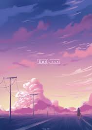 Anime Landscape Long Road Scenery 650x919 Download Hd Wallpaper Wallpapertip