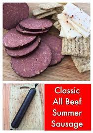 How To Make Summer Sausage You Are Going To Love This Recipe Recipe Summer Sausage Homemade Summer Sausage Summer Sausage Recipes