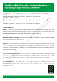 Malaysian labour law for foreign workers. Malaysia Country Of Origin Of Foreign Workers For Recruitment In Download Table