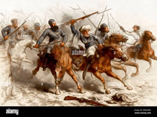 Mutineers during the Indian Mutiny, 1857- 1858 Stock Photo - Alamy