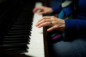 piano reading music and hand placement guide