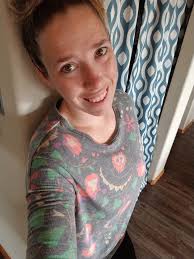 Wearing Richard shirt for Tuesday's workout