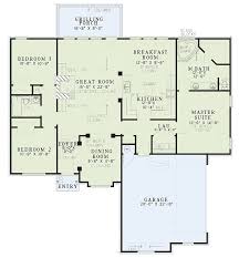 View our 1, 2 and 3 bedroom barn home plans and layouts. House Plan 61270 One Story Style With 1600 Sq Ft 3 Bed 2 Bath