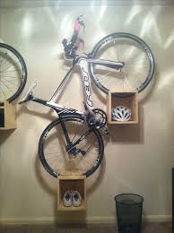 This rack requires nothing more than a drill and a few 2x4s, some bike hooks, and a handful of screws. 20 Brilliant Diys To Make A Small Room Feel Bigger Diy Bike Rack Bike Storage Garage Indoor Bike Storage