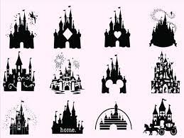 Instant Download Digital File No Physical Product Will Be Sent What S Included Once Your Order Is Placed Y Disney Silhouettes Disney Castle Disney Font Free