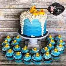 Trendy Baby Shower Ides Rubber Ducky Duck Cupcakes Ideas Ducky Baby Showers Rubber Ducky Baby Shower Baby Shower Cakes For Boys