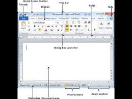 Microsoft word new version for windows pc. Component Of Ms Word Ms Word Window Elements Youtube