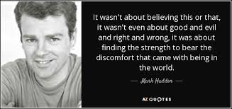 TOP 25 QUOTES BY MARK HADDON (of 132)