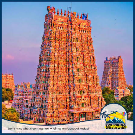 The magnificent Yali sculpture at the sacred Meenakshi Amman Temple in Madurai, Tamil Nadu 🇮🇳 Yali, the mythical guardian beast of ancient Hindu temples, blends the lion's strength with the dragon's ferocity —