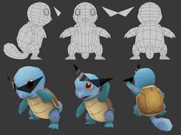 3d Squirtle By Aeveis On Deviantart Squirtle Pokemon Challenge Character Concept