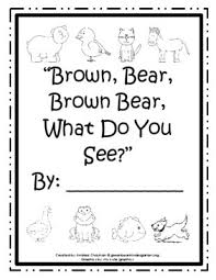 Printable Book Brown Bear By Gbk From Green Bean Kindergarten On Teachersnotebook Com 10 Pages Brown Bear Book Printable Books Brown Bear