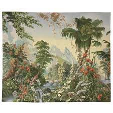tapisserie tissee d apres un extrait du tableau d eden du peintre fuchs tissee dans les flandre tenture de tapisserie grand tableau papier peint panoramique