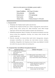 Download silabus dan rpp matematika smp kelas 7 kurikulum 2013. Doc Rencana Pelaksanaan Pembelajaran Peluang Ibnu Salam Al Bastomi Academia Edu