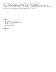 network technician resume review