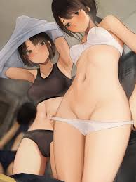 着替えの時に意識しちゃう水泳部の女子たち - Page 3 - IMHentai