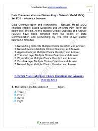 In this mode, the instruction specifies a register in the cpu that contains the address of the operand and not the operand click here to download computer architecture mcqs with answers in pdf. Computer Network Mcq With Answers