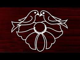 Simple Freehand Hibiscus Flower Kolam Designs Easy Rangoli Designs Without Dots Small Muggulu Youtube Rangoli Designs Kolam Designs Simple Rangoli