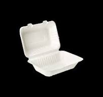 Sustainable Sugarcane Food Container | 9"x6"x3" Clamshell Box - Packachange